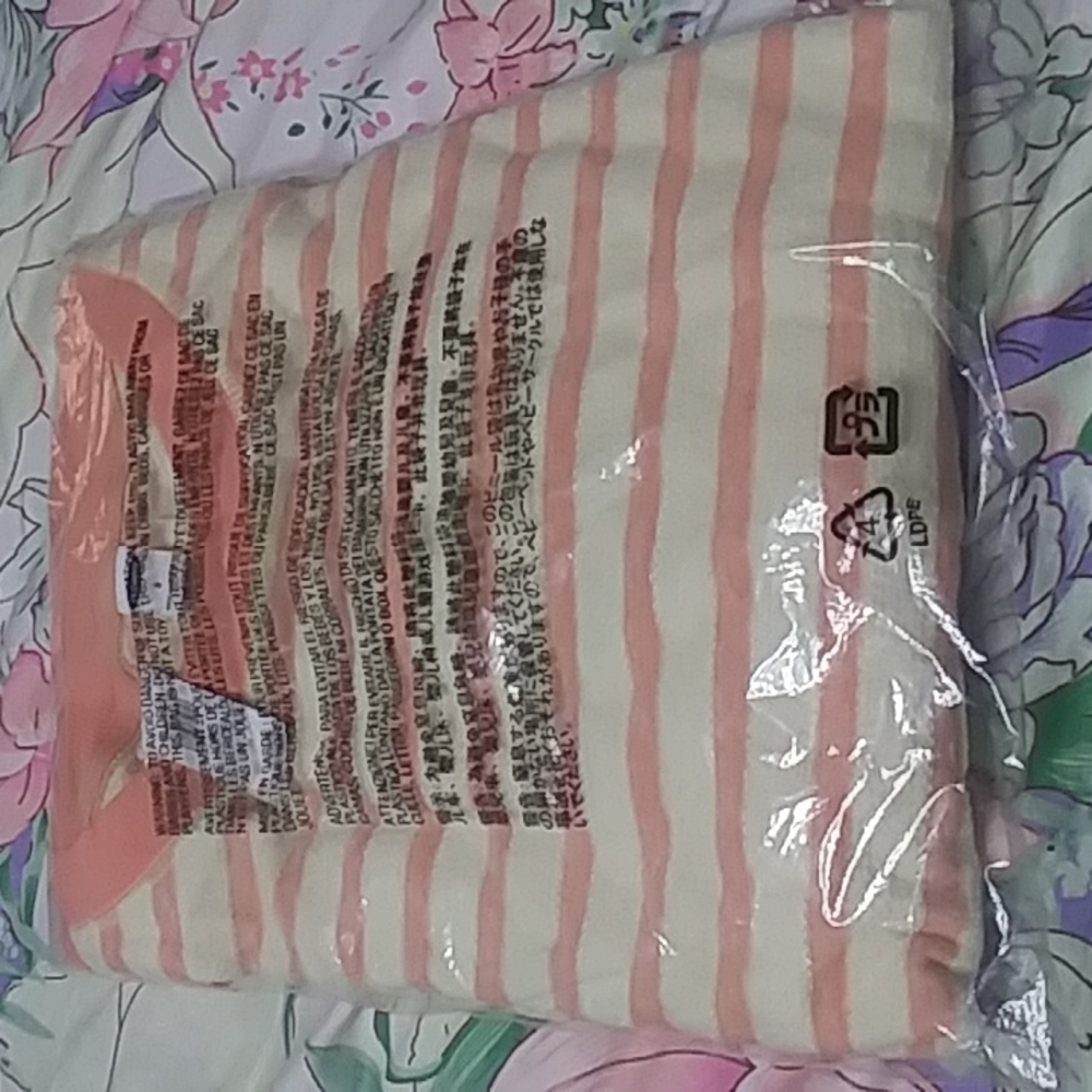 Old Navy Sweater, pink and white striped